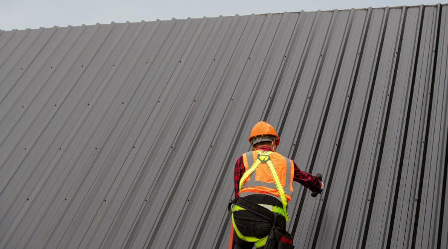 Professional metal roof installation in Loranger, LA